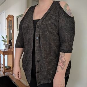 Lane Bryant Cold Shoulder Cardigan